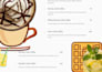 designe a menu and logo